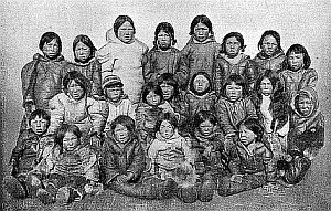 A GROUP OF ESKIMO CHILDREN From a photograph by Dr. A. P.
Low