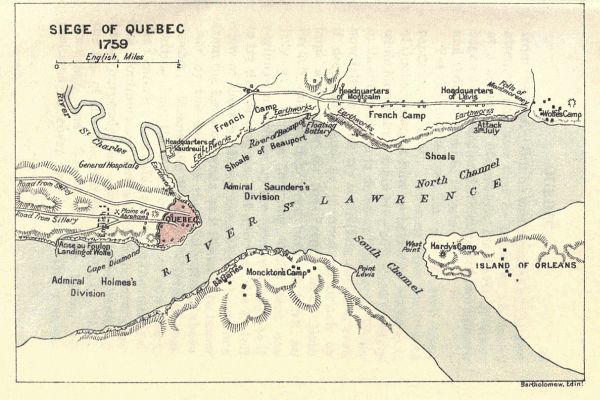 SIEGE OF QUEBEC—1758