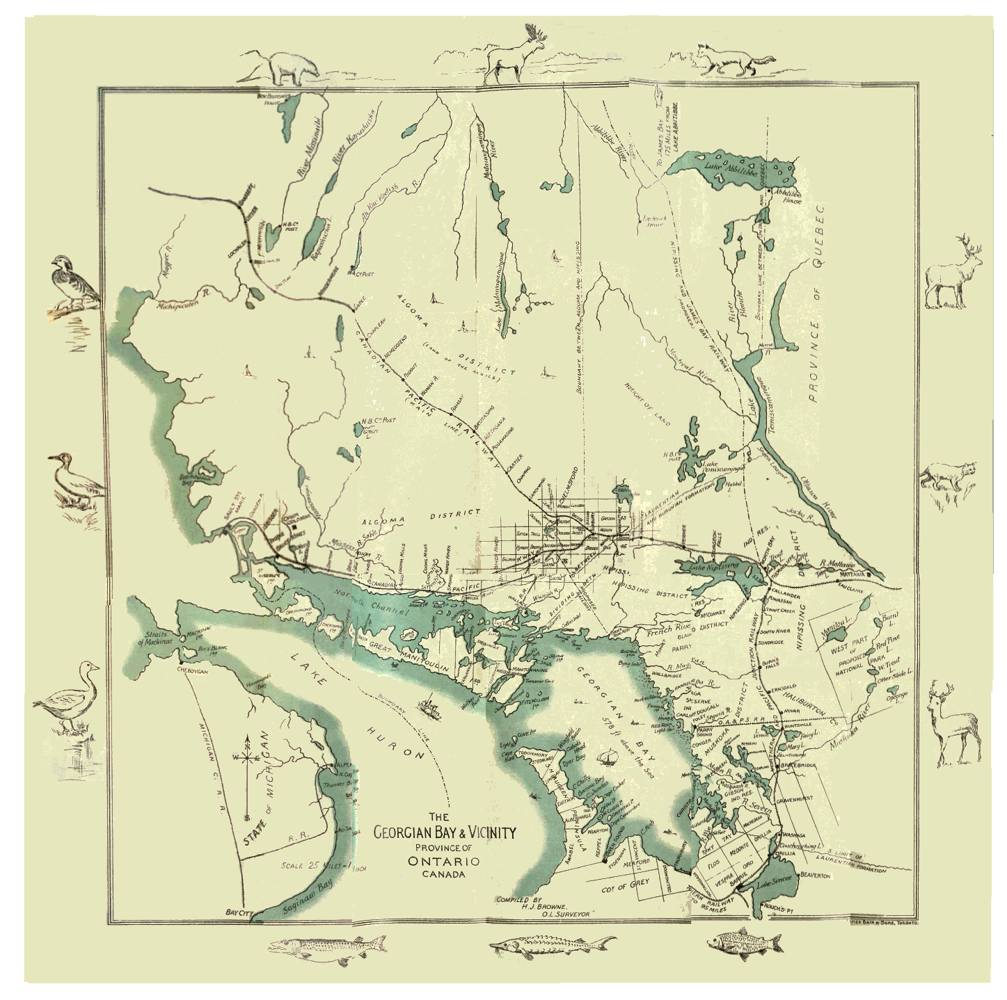 Lake Wanapitei Depth Chart